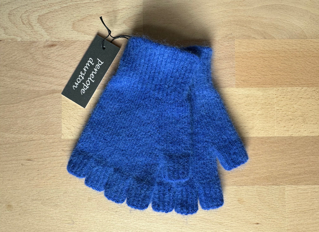 Fingerless Gloves - Short - Cobalt