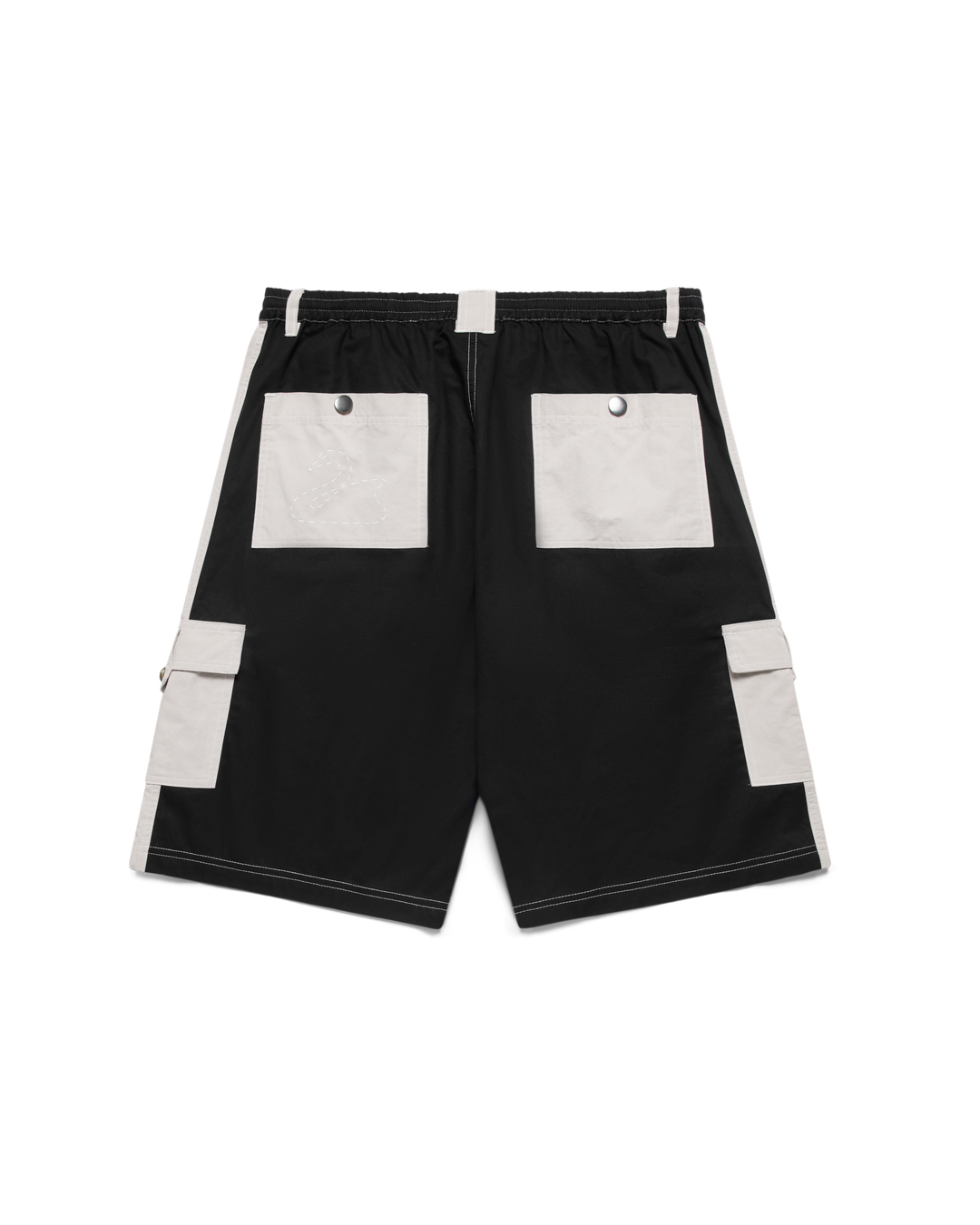 LISTEN CLOTHING - LOUD AND LONG SHORTS - BLACK