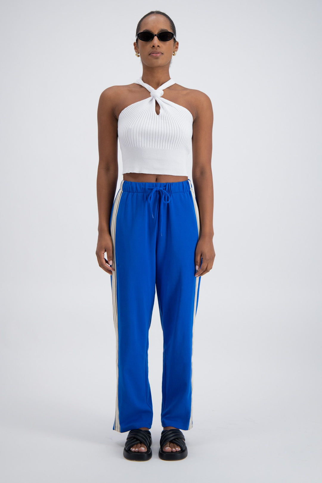 JASMINE ALEXA - PANAREA TRACKPANT - COBALT BLUE