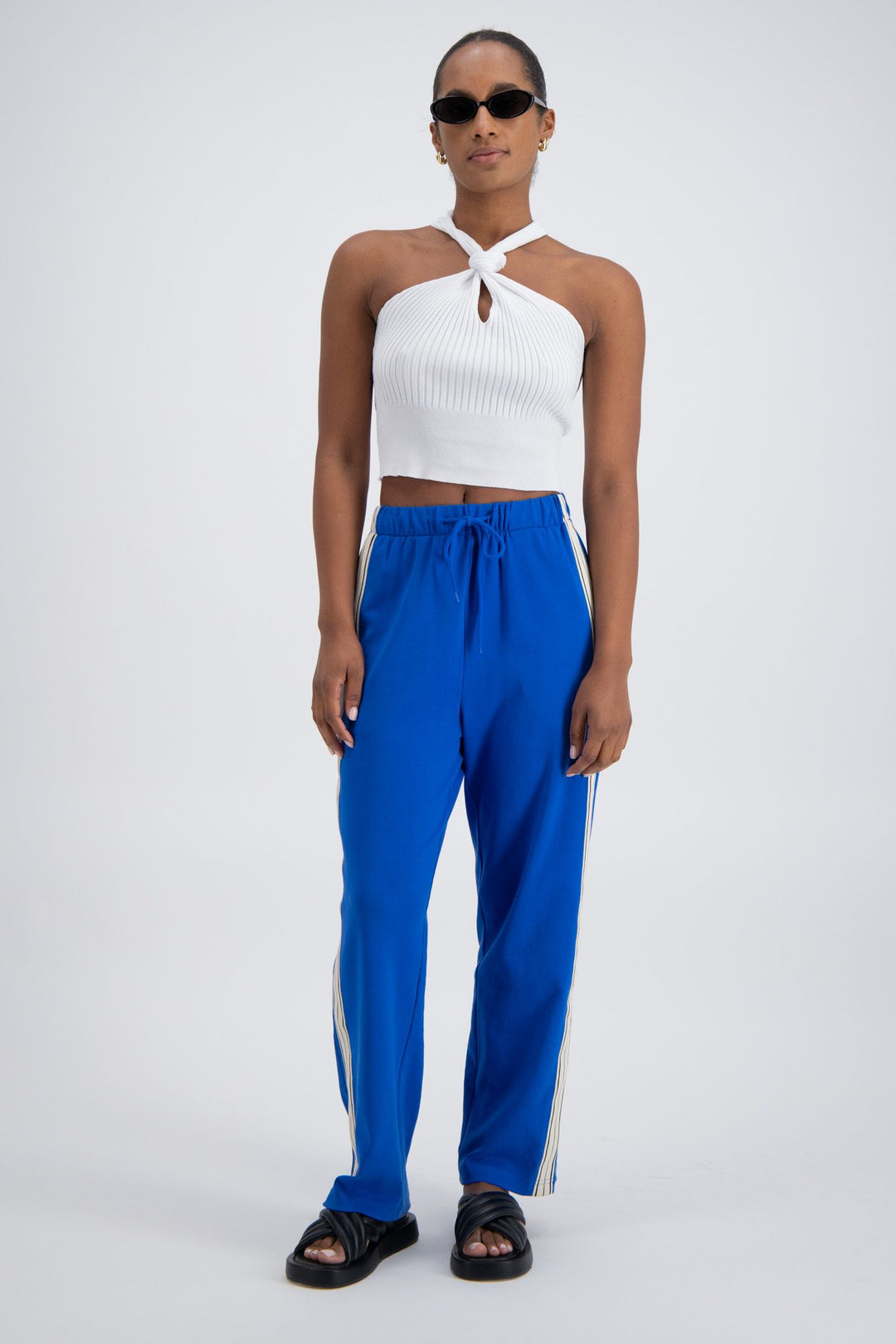 JASMINE ALEXA - PANAREA TRACKPANT - COBALT BLUE