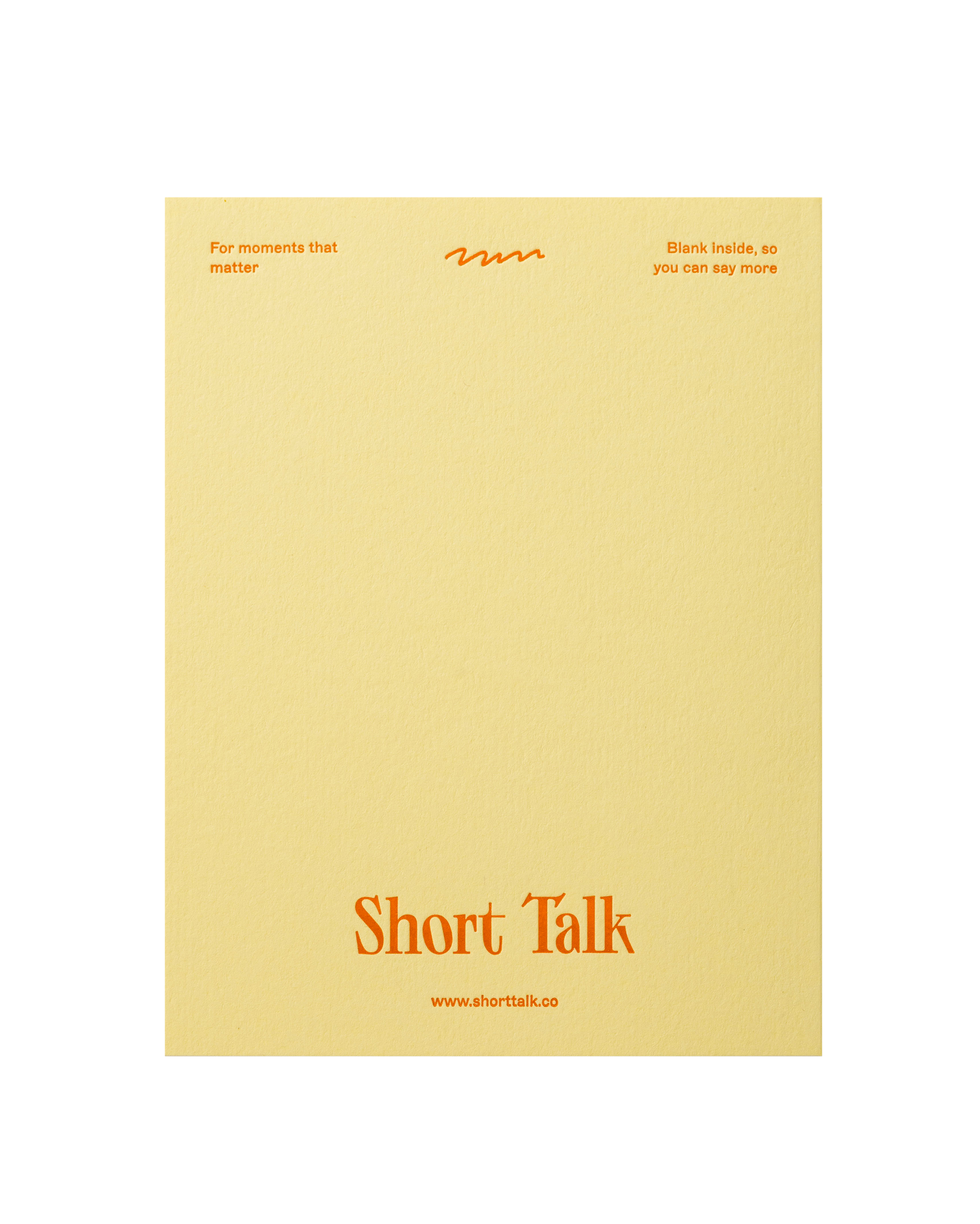 SHORT TALK - MY PERSON