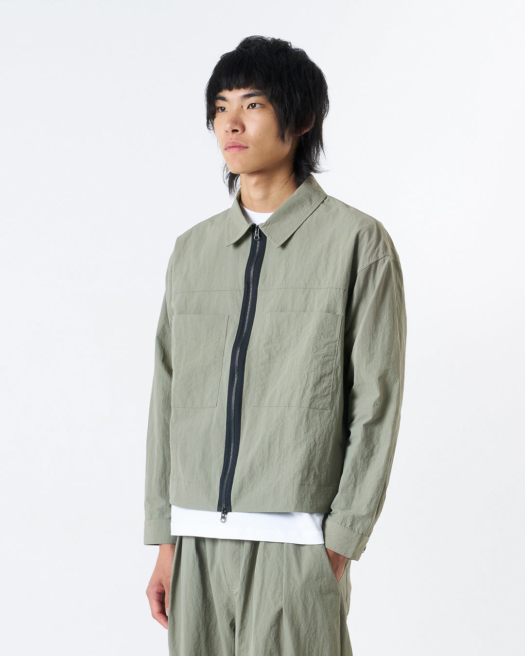 CANDICE - AIR NYLON JACKET - SAGE