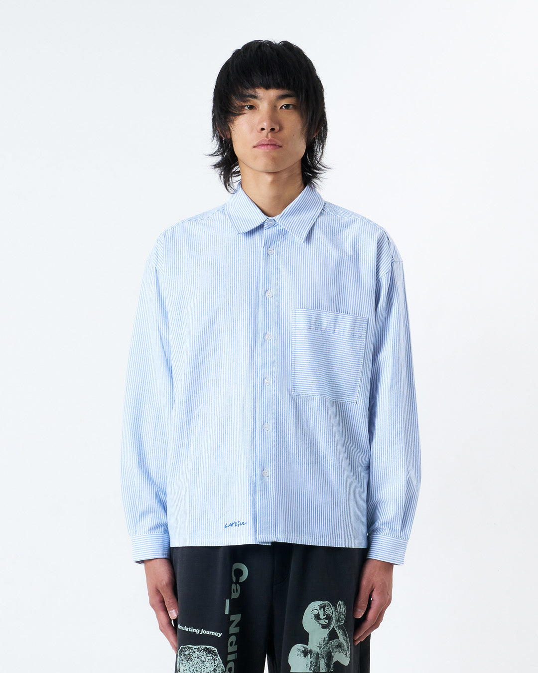CANDICE - ENTREE OXFORD SHIRT - BLUE