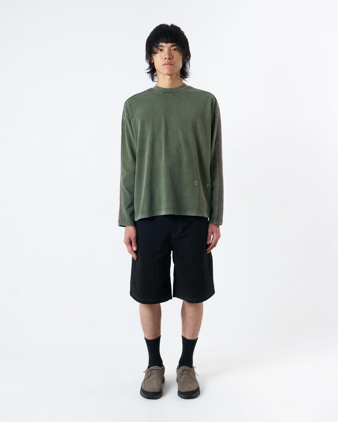 CANDICE - RACER LONG SLEEVE - GREEN