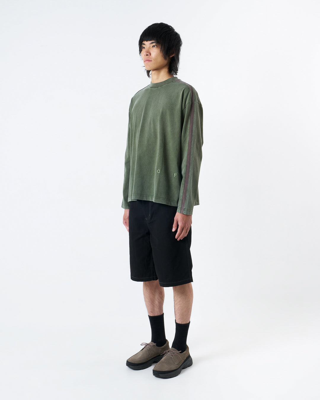 CANDICE - RACER LONG SLEEVE - GREEN