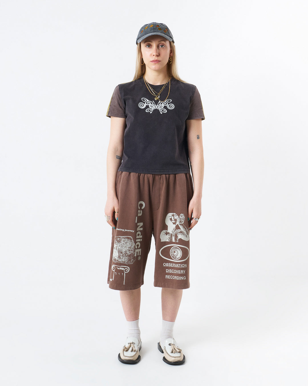 CANDICE - XENICA BABY TEE - BROWN