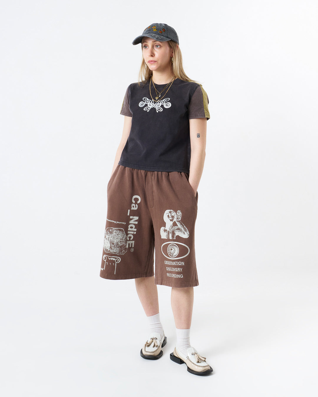 CANDICE - XENICA BABY TEE - BROWN