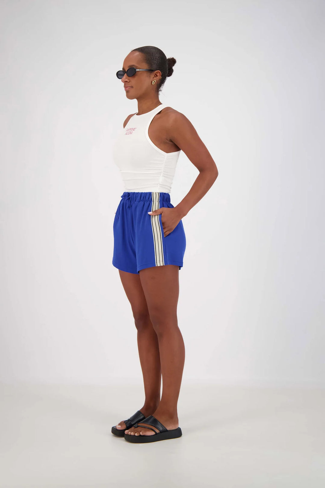 JASMINE ALEXA - PANAREA SHORTS - COBALT