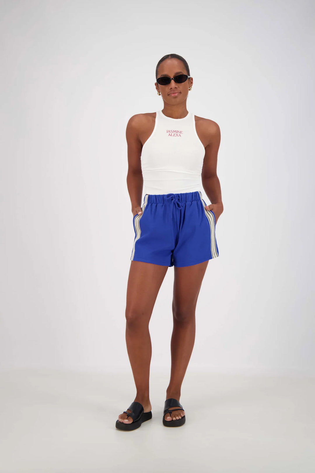 JASMINE ALEXA - PANAREA SHORTS - COBALT