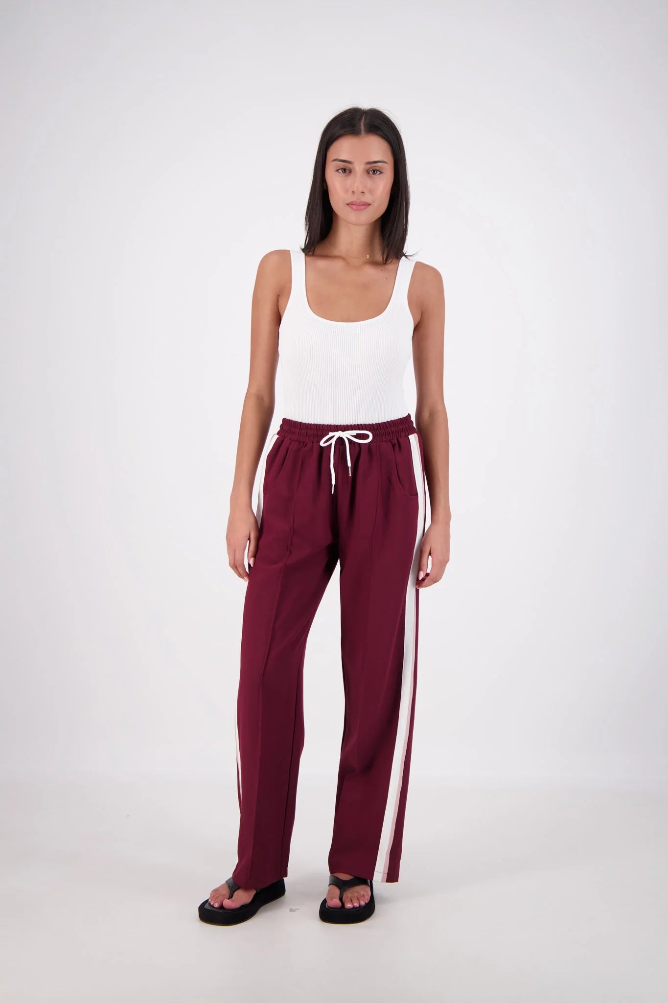 JASMINE ALEXA - CASSIS TROUSER - PLUM