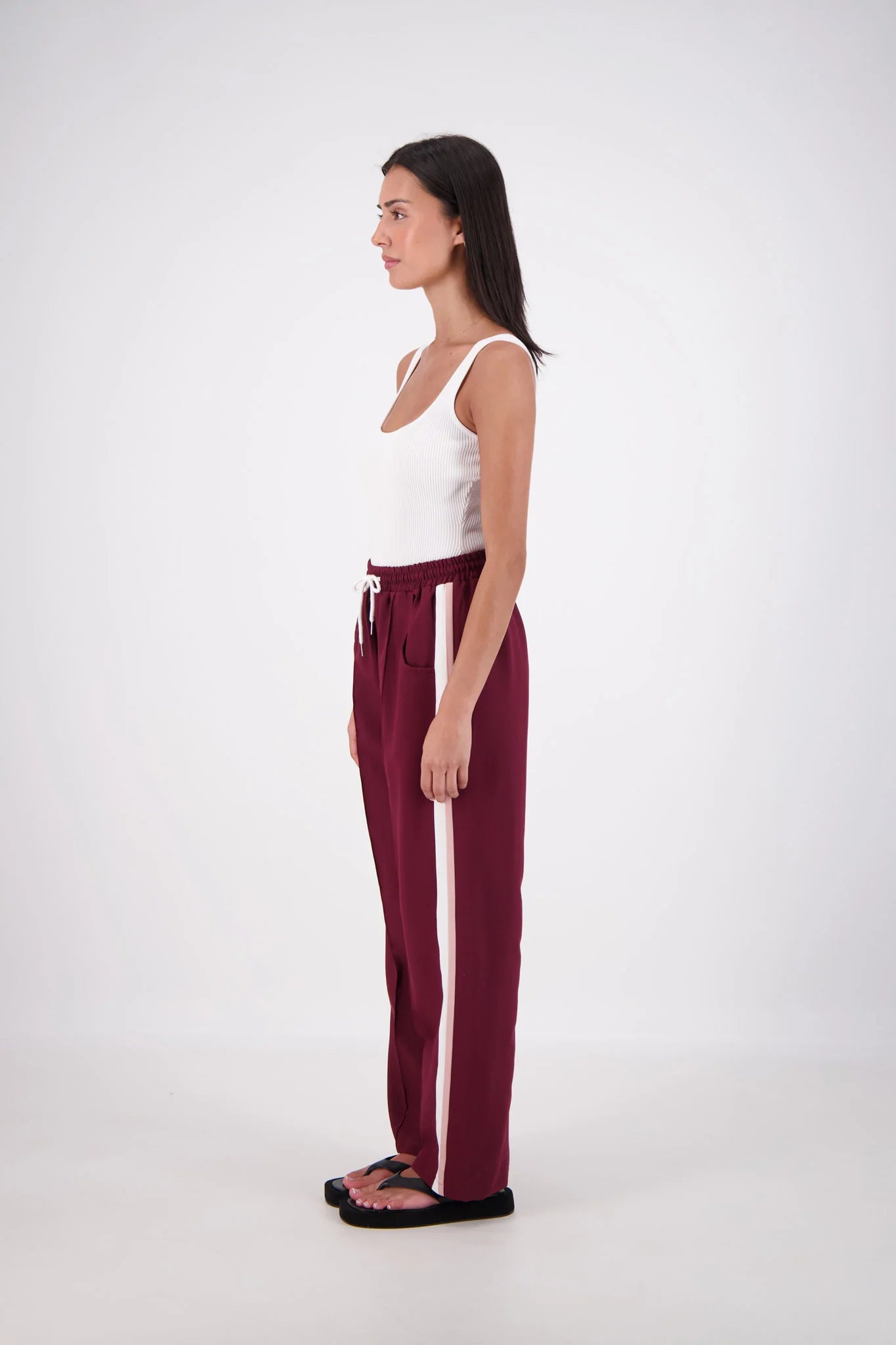 JASMINE ALEXA - CASSIS TROUSER - PLUM