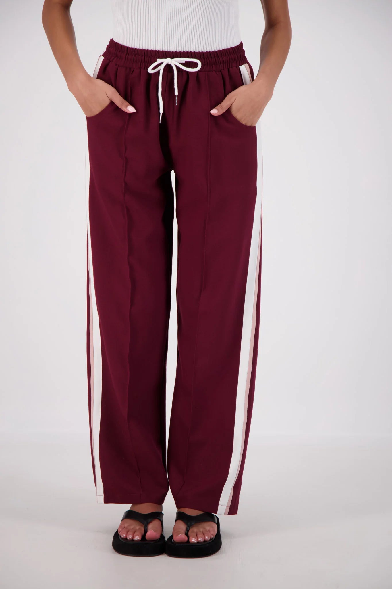 JASMINE ALEXA - CASSIS TROUSER - PLUM