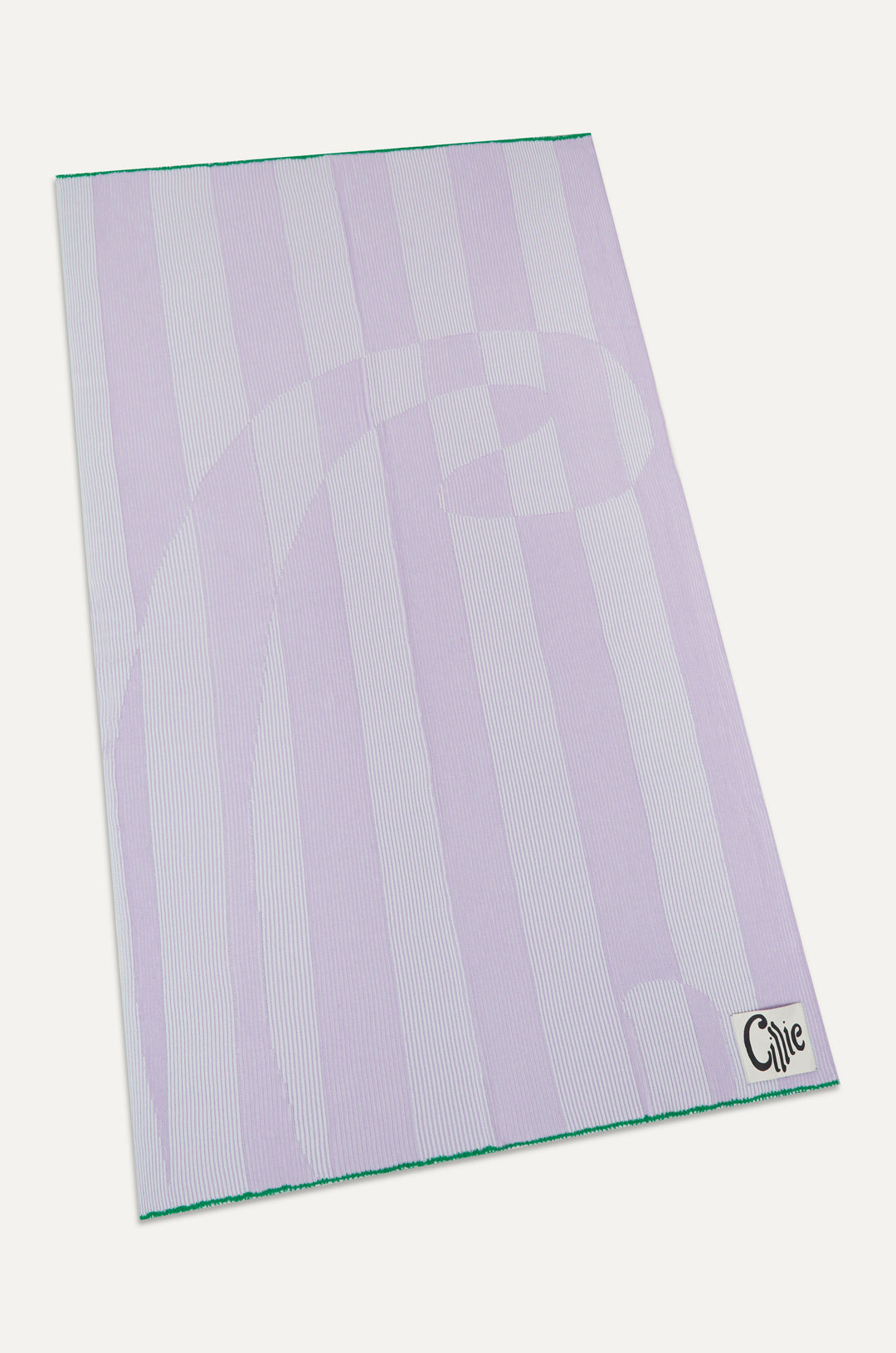 CILLIE - KNITTED INVERSE THROW - CABBAGE