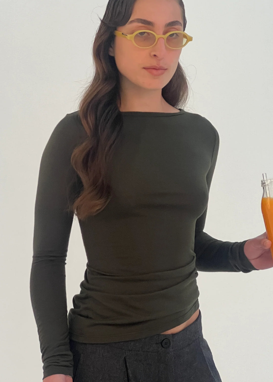 Permanent Vacation - Connection Wool Top - Moss