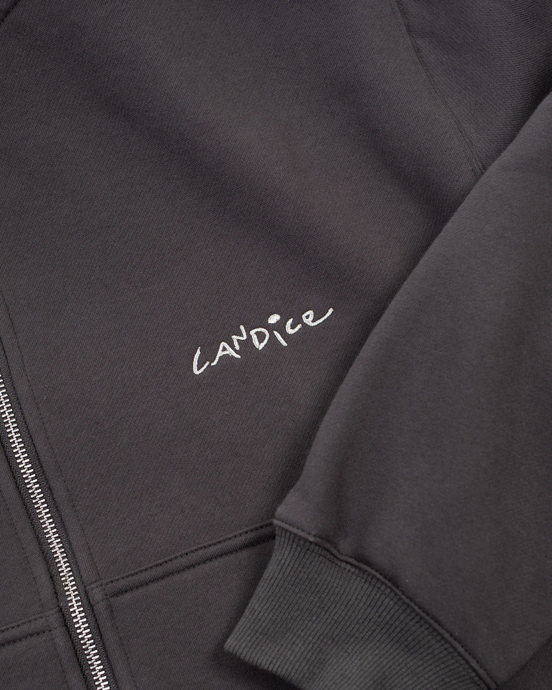 Candice - Logo Zip Hoodie