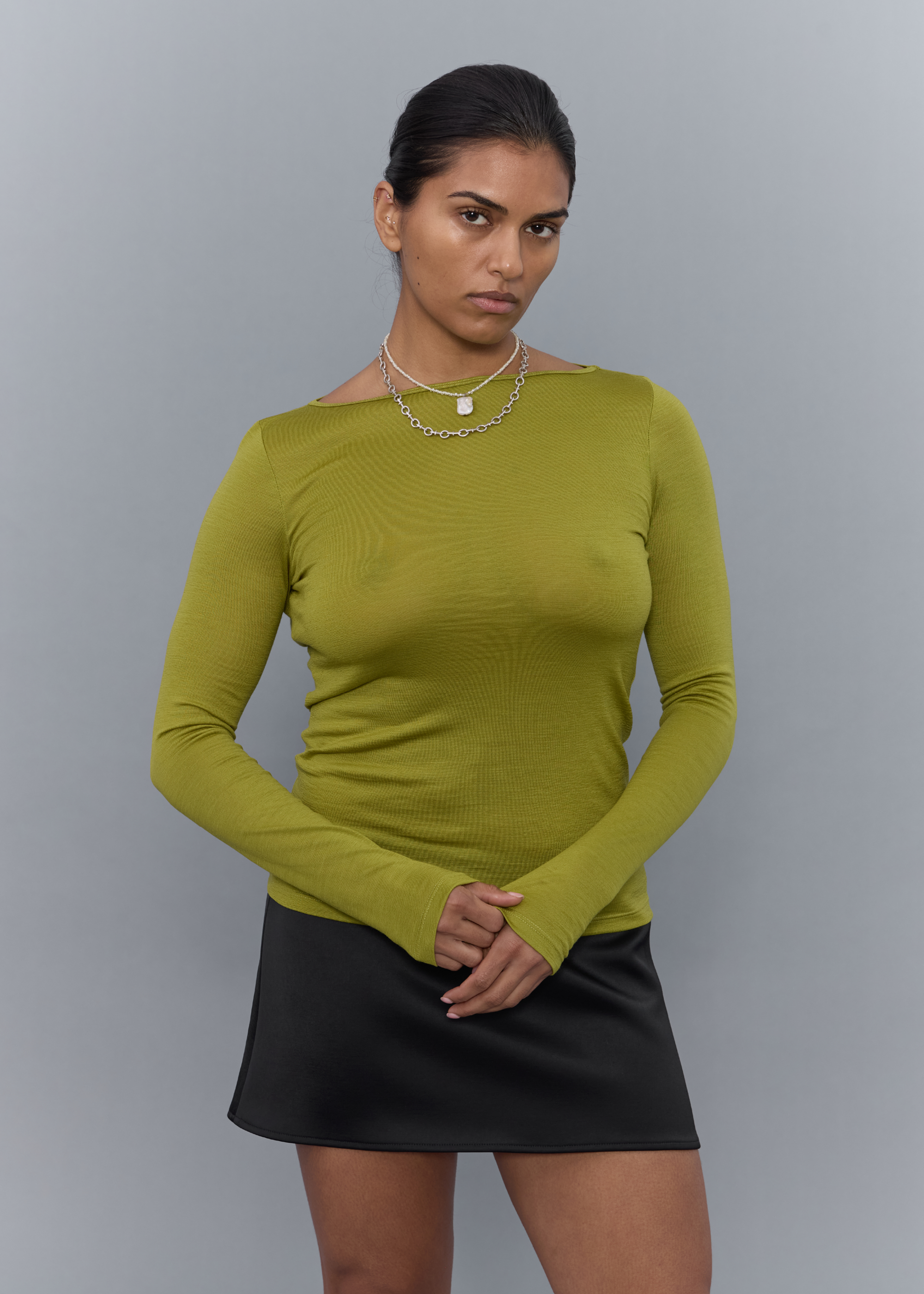 Permanent Vacation - Connection Wool Top - Algae