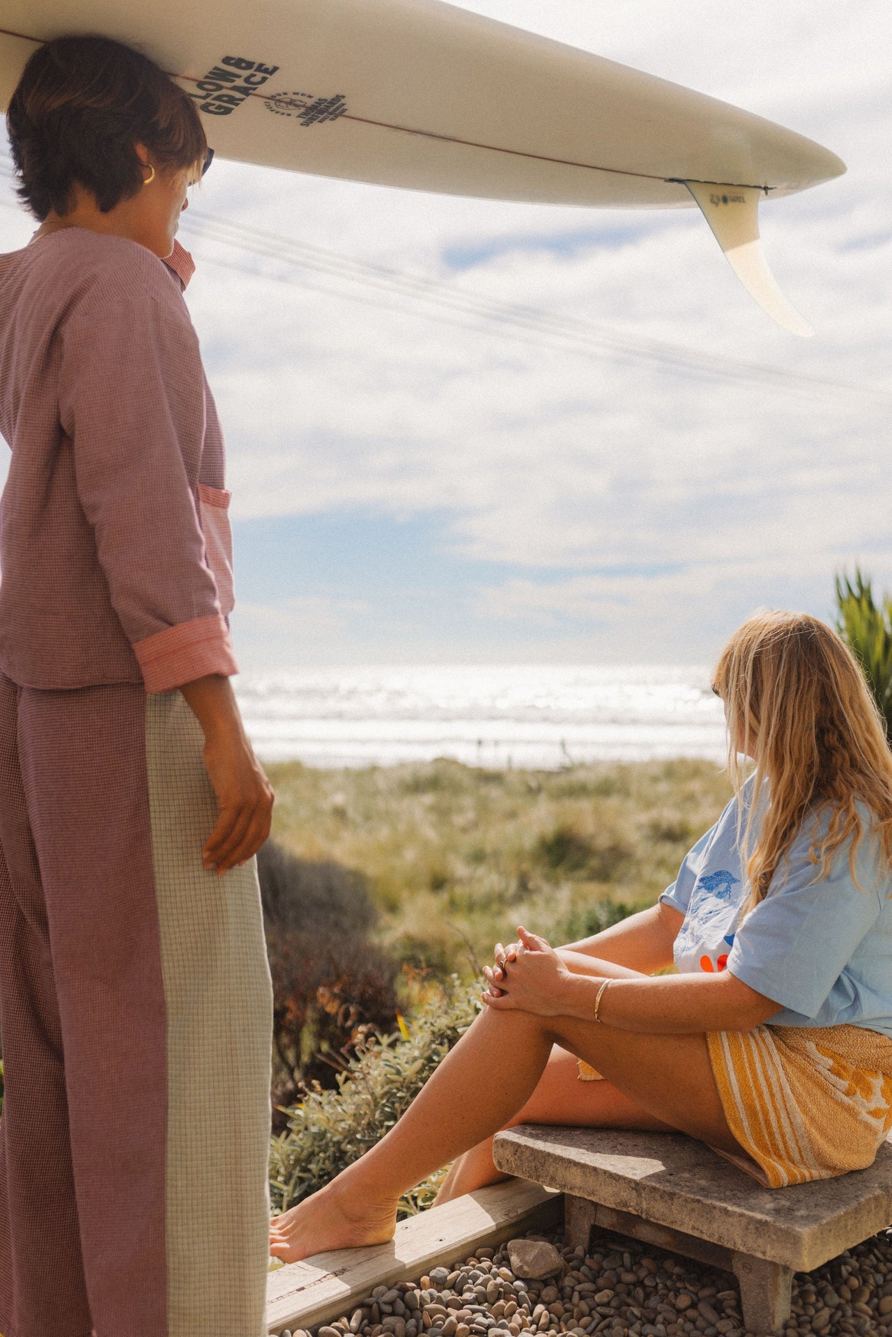 Atmosea - Patchwork Pant - Houndstooth Combo