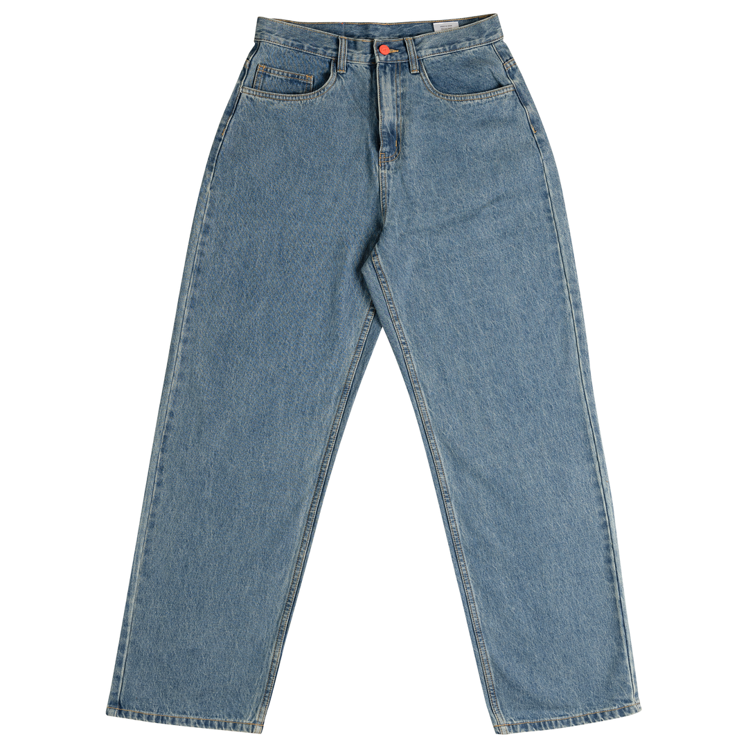 BEWIDER - MEDIUM BLUE - SUPER LOOSE JEANS