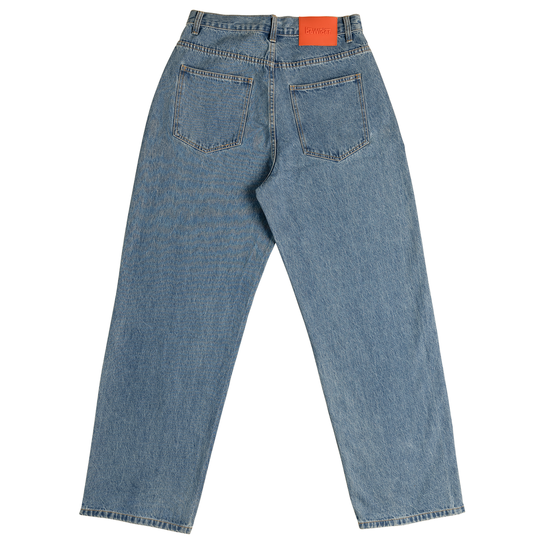 BEWIDER - MEDIUM BLUE - SUPER LOOSE JEANS
