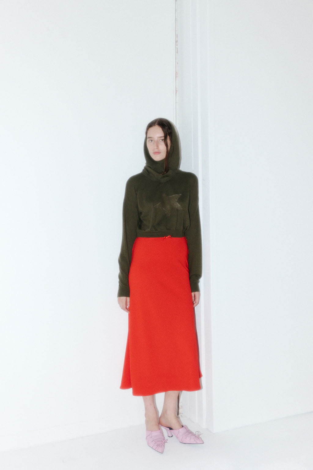 Muse The Label -  Dana Bias Skirt - Red