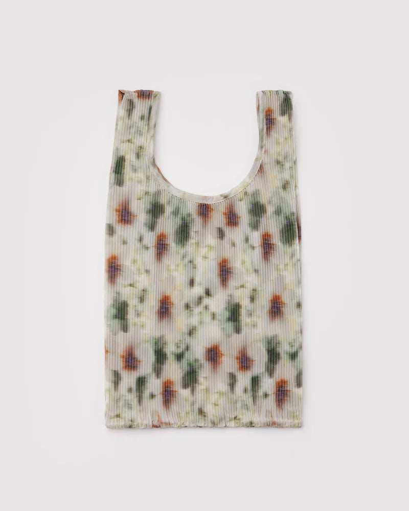 Pleated Baggu - Abstract Floral