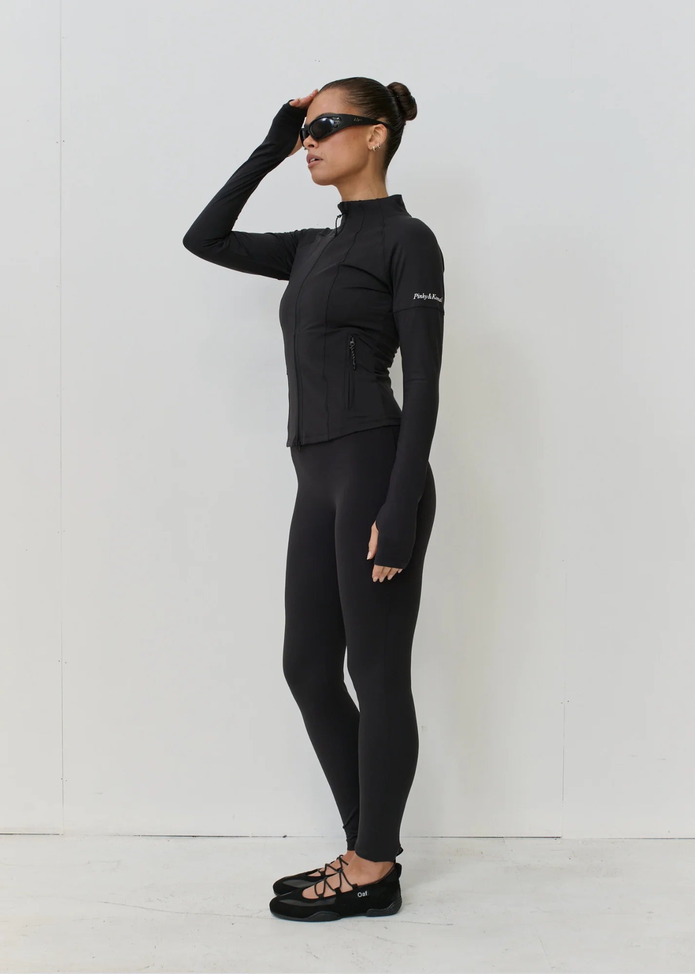 Pinky & Kamal - Racer Zip Jacket - Black