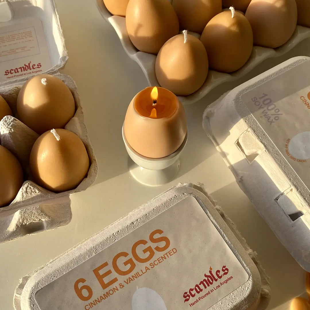 Scandles - Egg Candles - 1/2 Doz