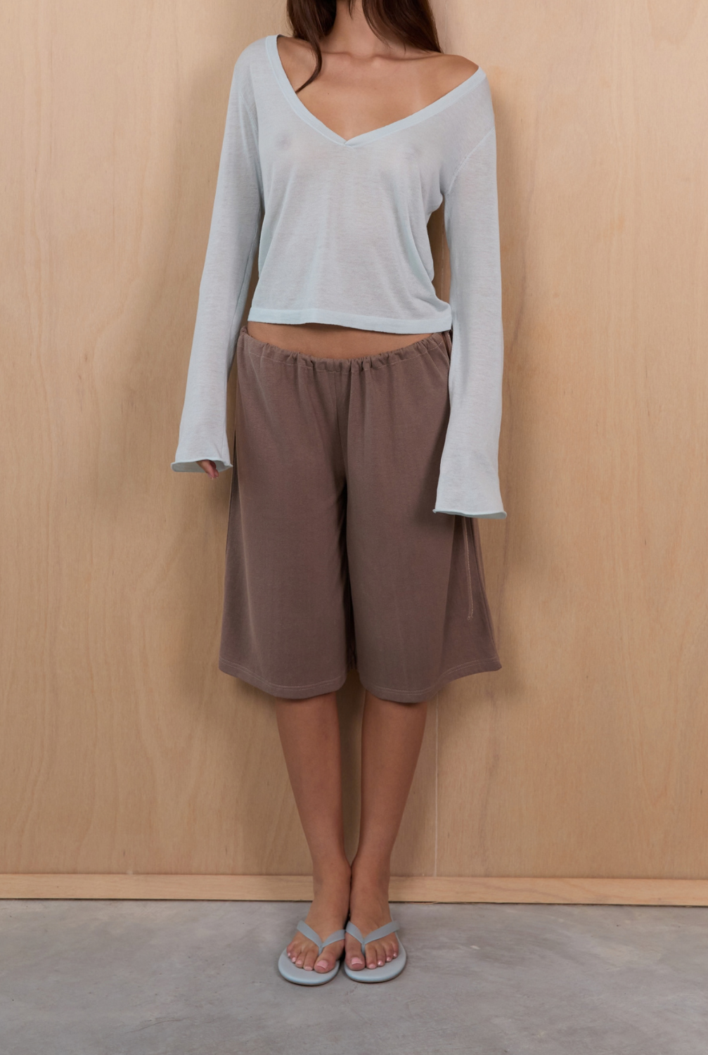Pinky & Kamal - Side Tie Short - Stone