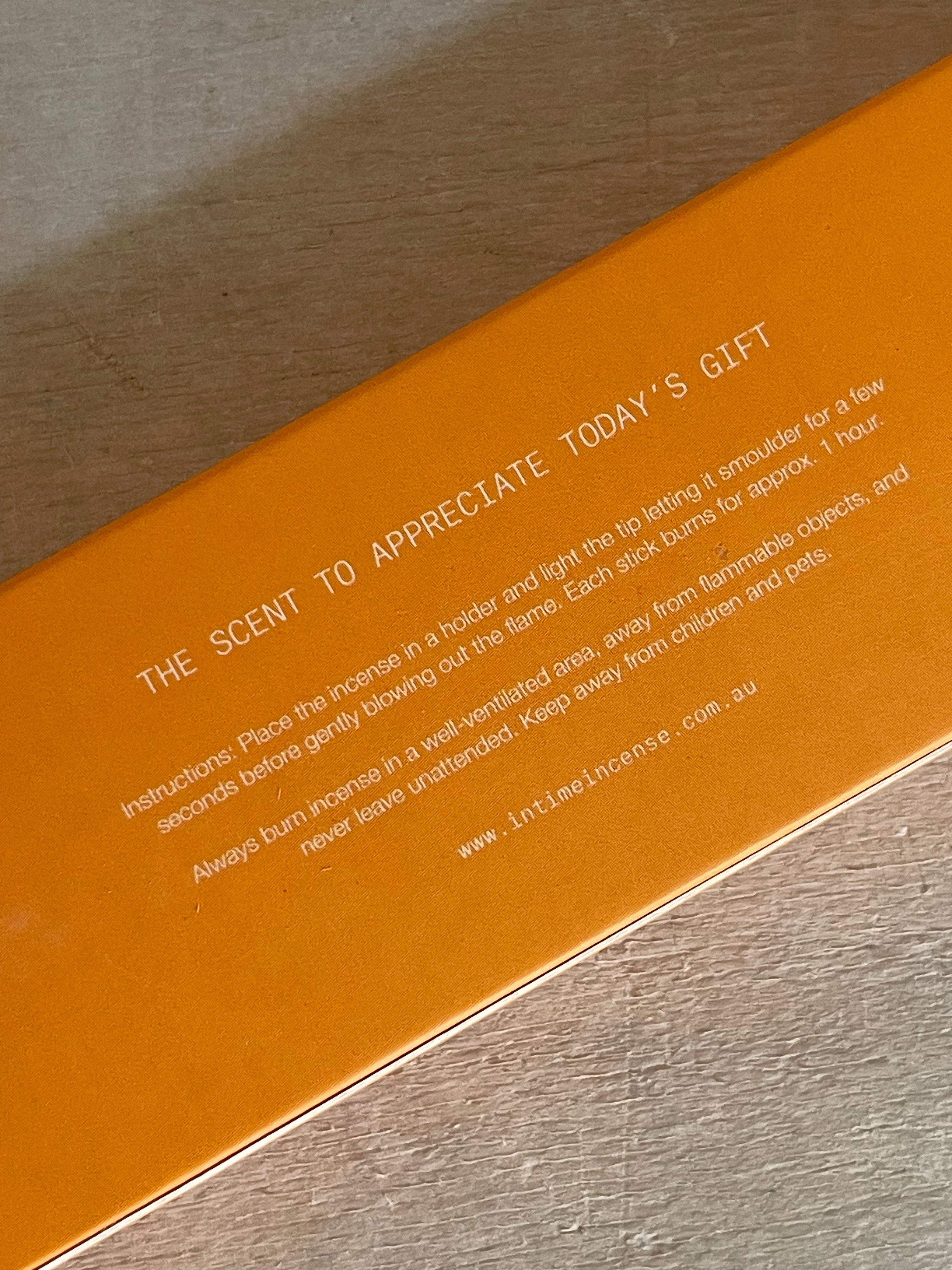 In Time - 6PM Gratitude - Incense