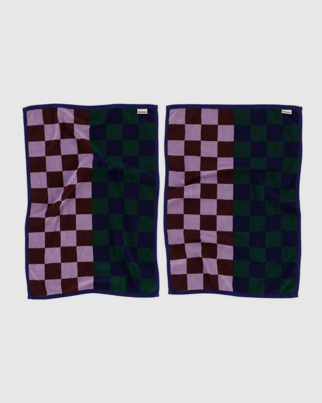 Baggu - Jewel Check - Hand Towels