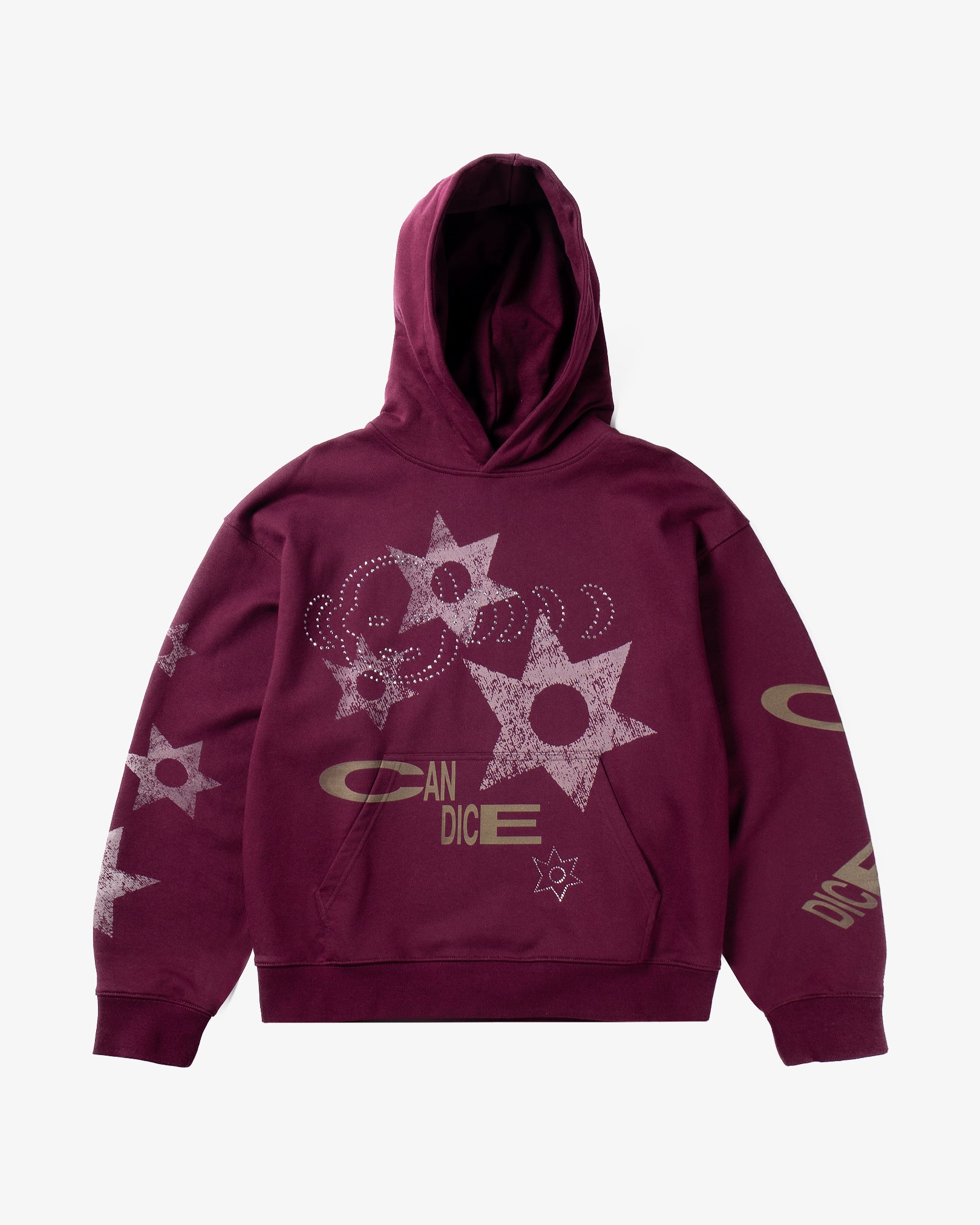 Candice - Charm Hoodie - Maroon