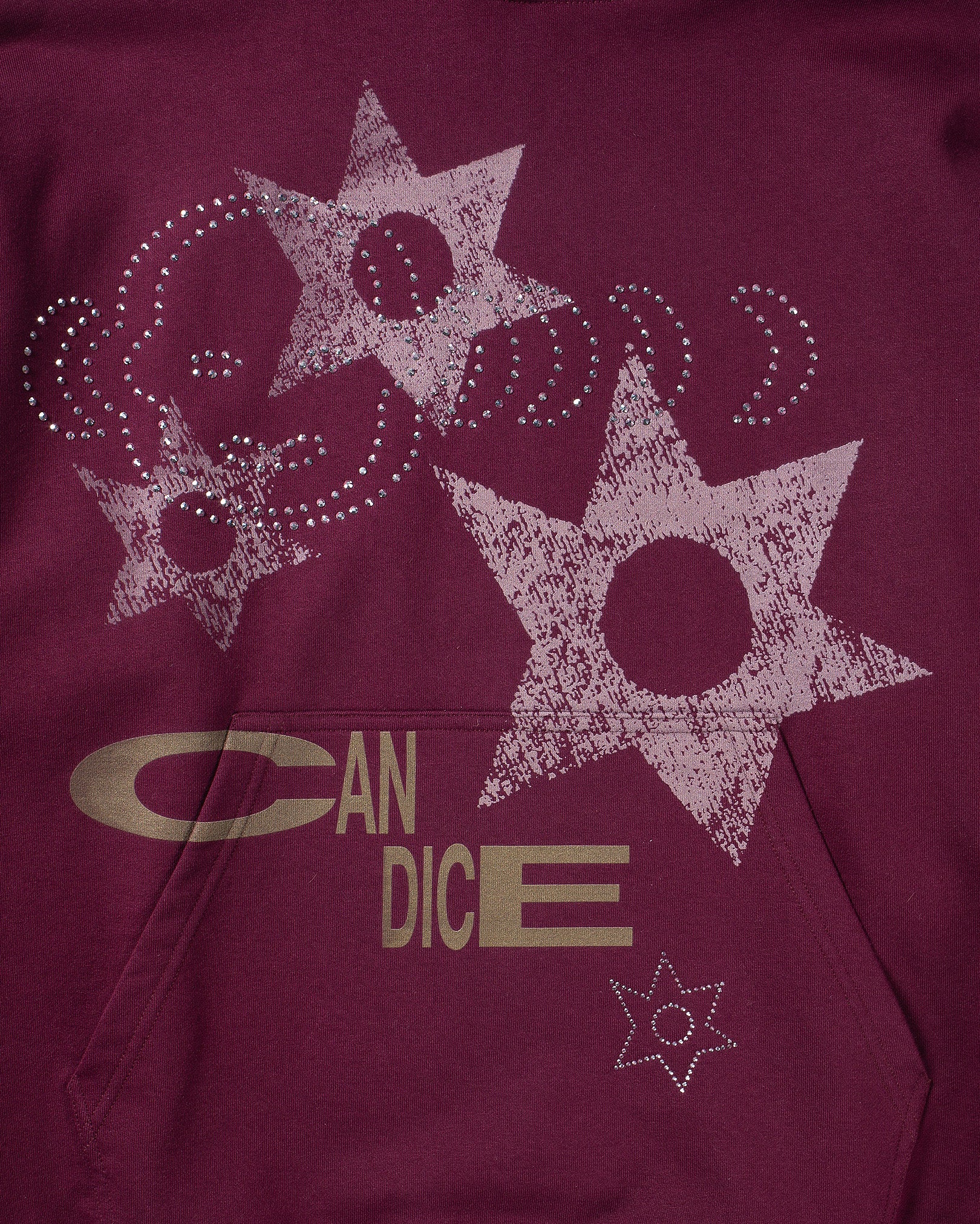 Candice - Charm Hoodie - Maroon