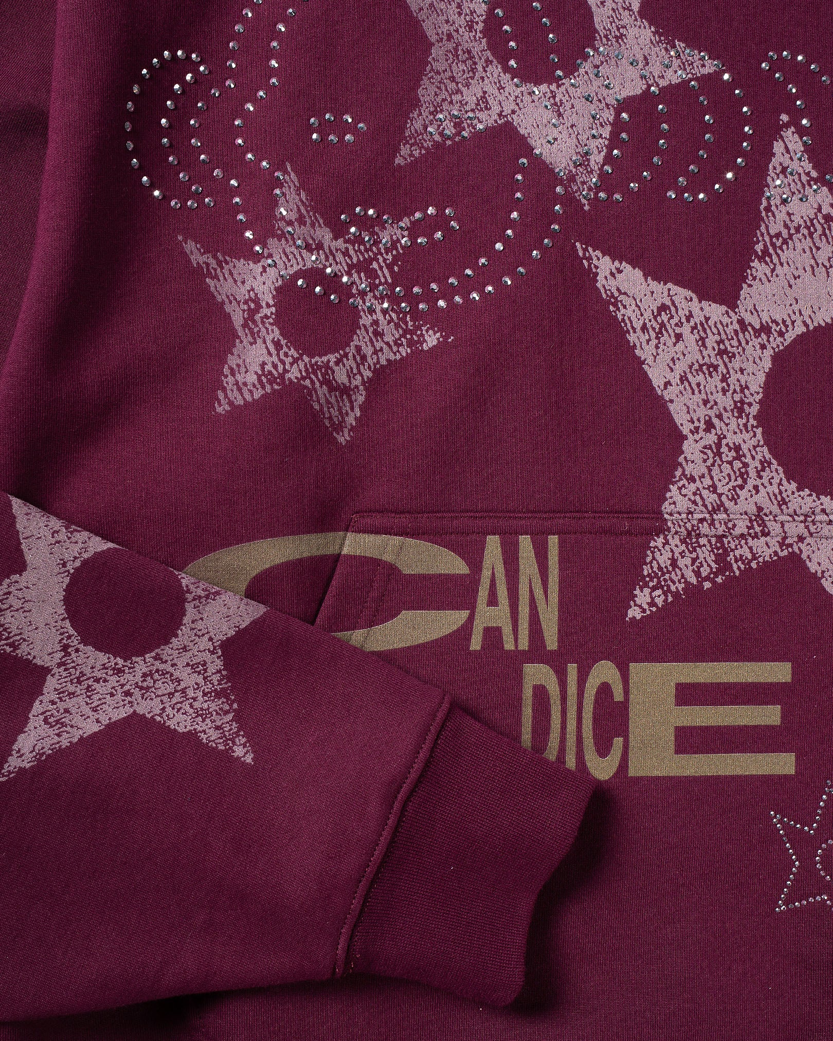 Candice - Charm Hoodie - Maroon