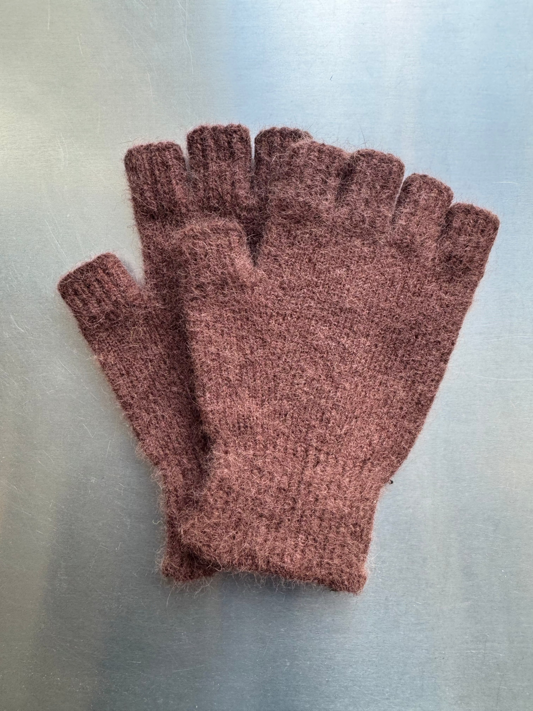 Fingerless Gloves - Short - Chocolate