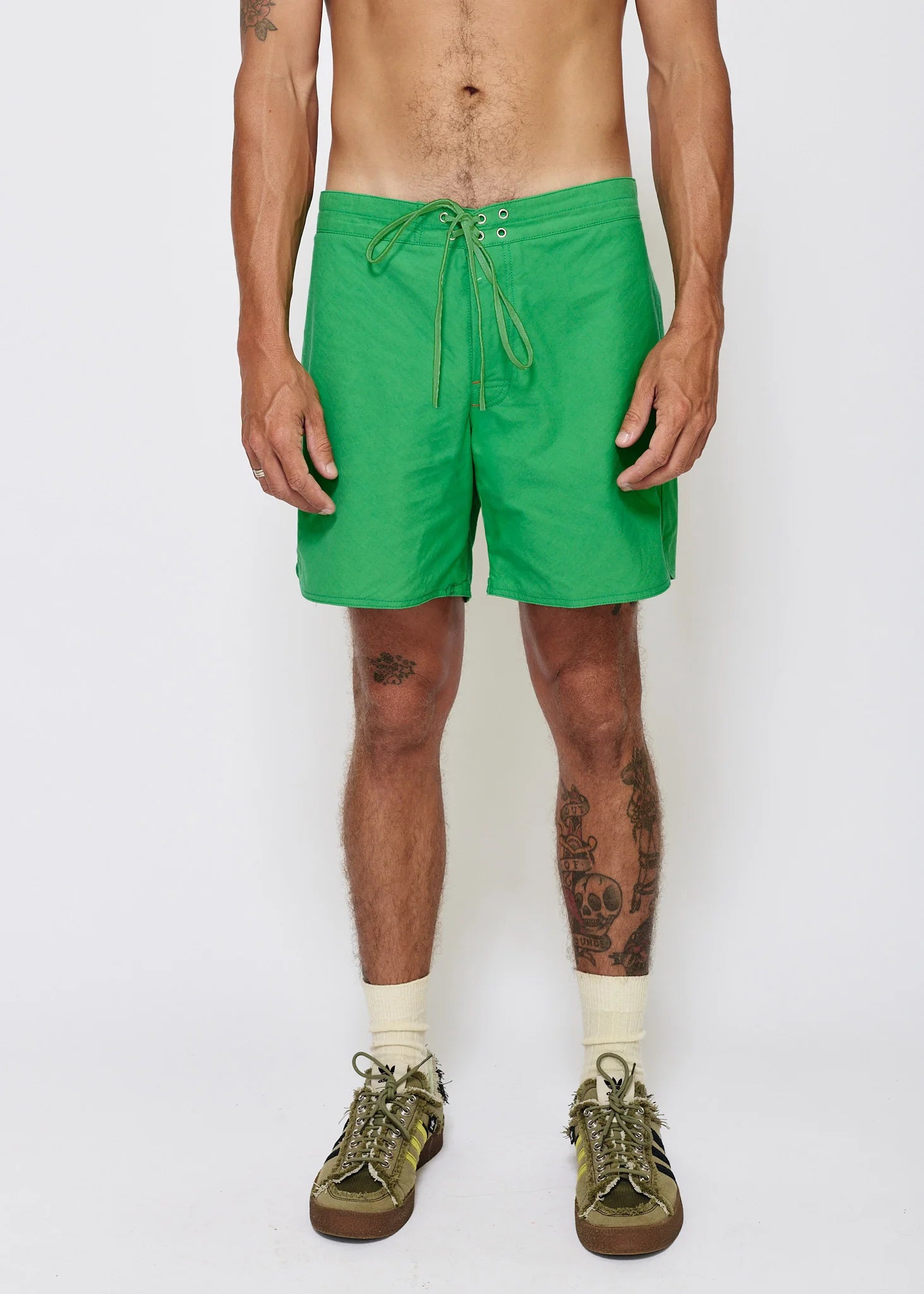 Marsh - Boardshort - Cotton Ripstop, Bright Green