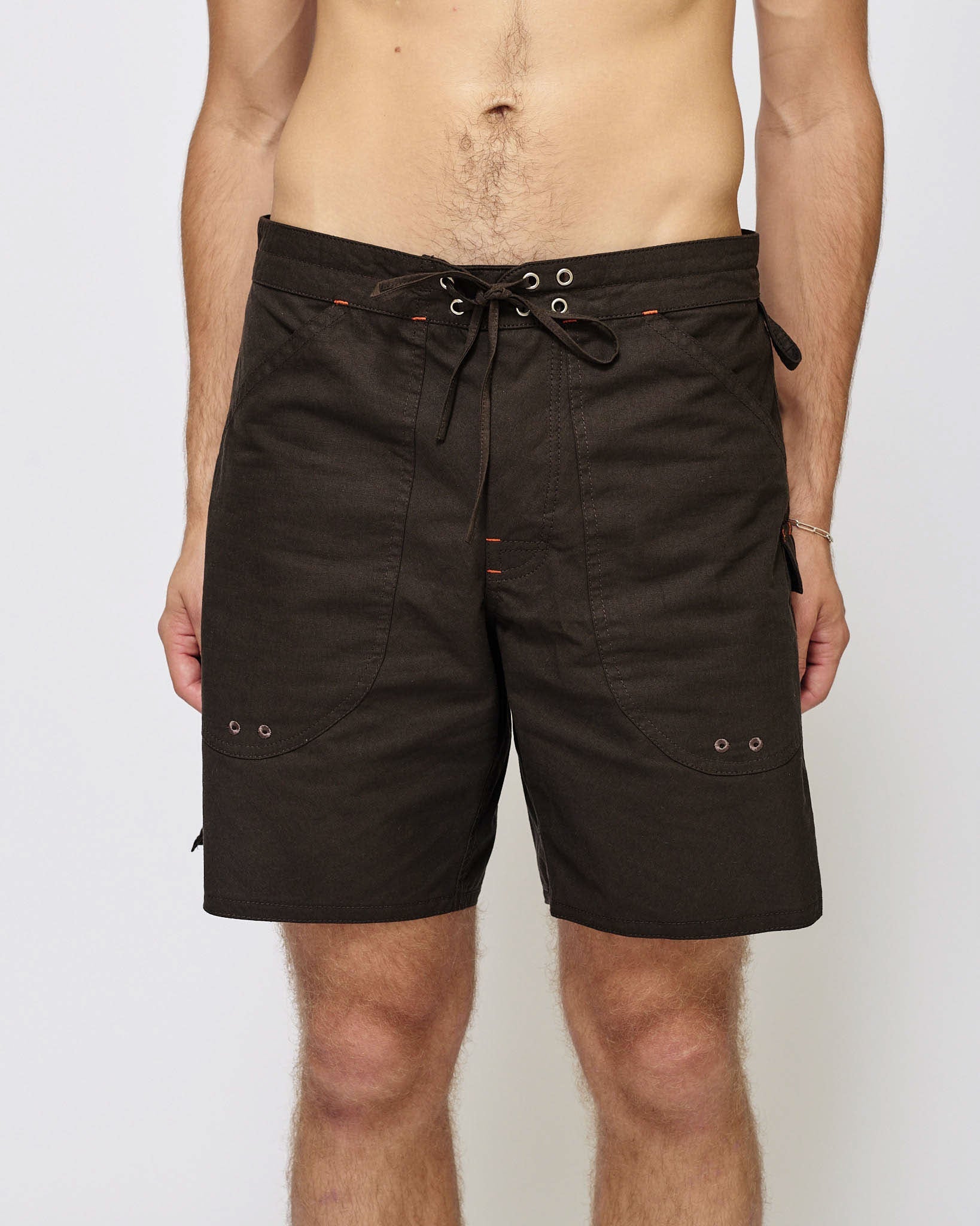 MARSH Utility Short - Cotton Ripstop, Chocolate Brown