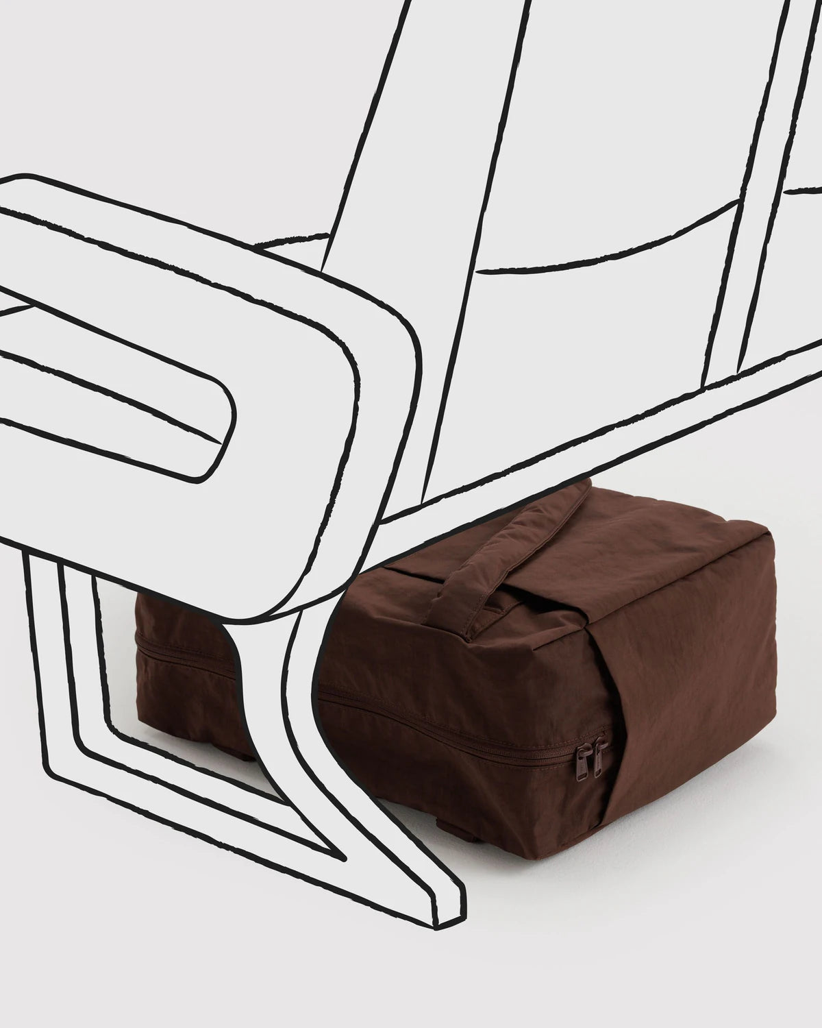 Baggu - Small Cloud Carry On - Coffee