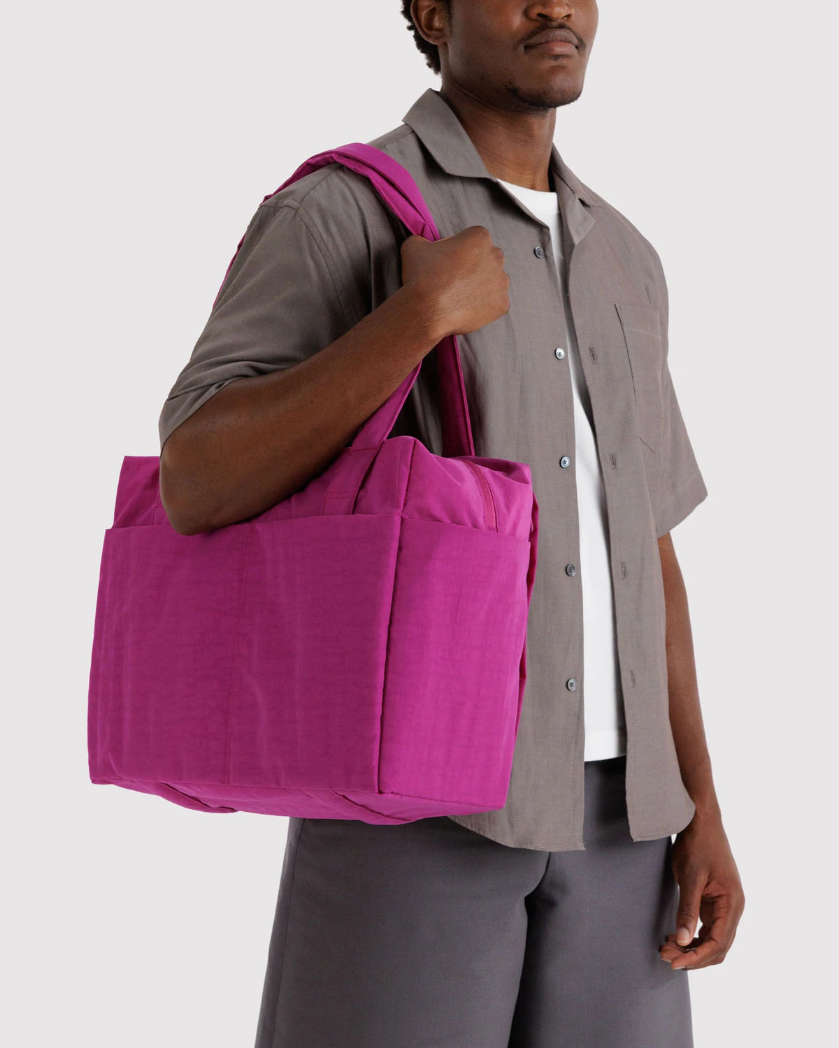 Baggu - Small Cloud Carry On - Deep Fuchsia