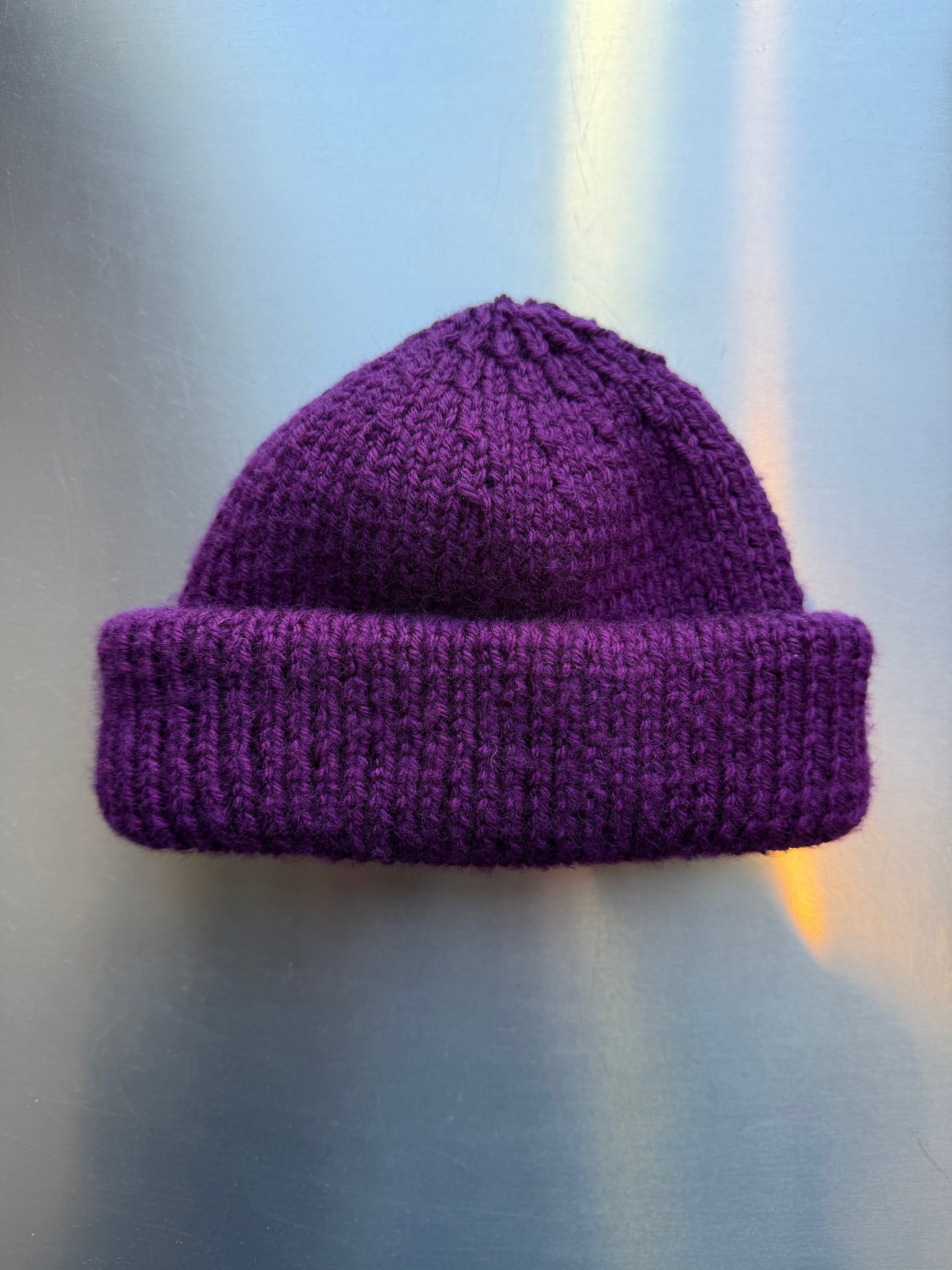 Cat Street - Purple - Fisherman’s Beanie