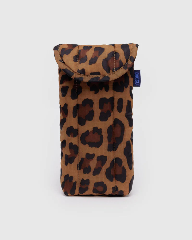 Baggu - Leopard - Puffy Glasses Sleeve