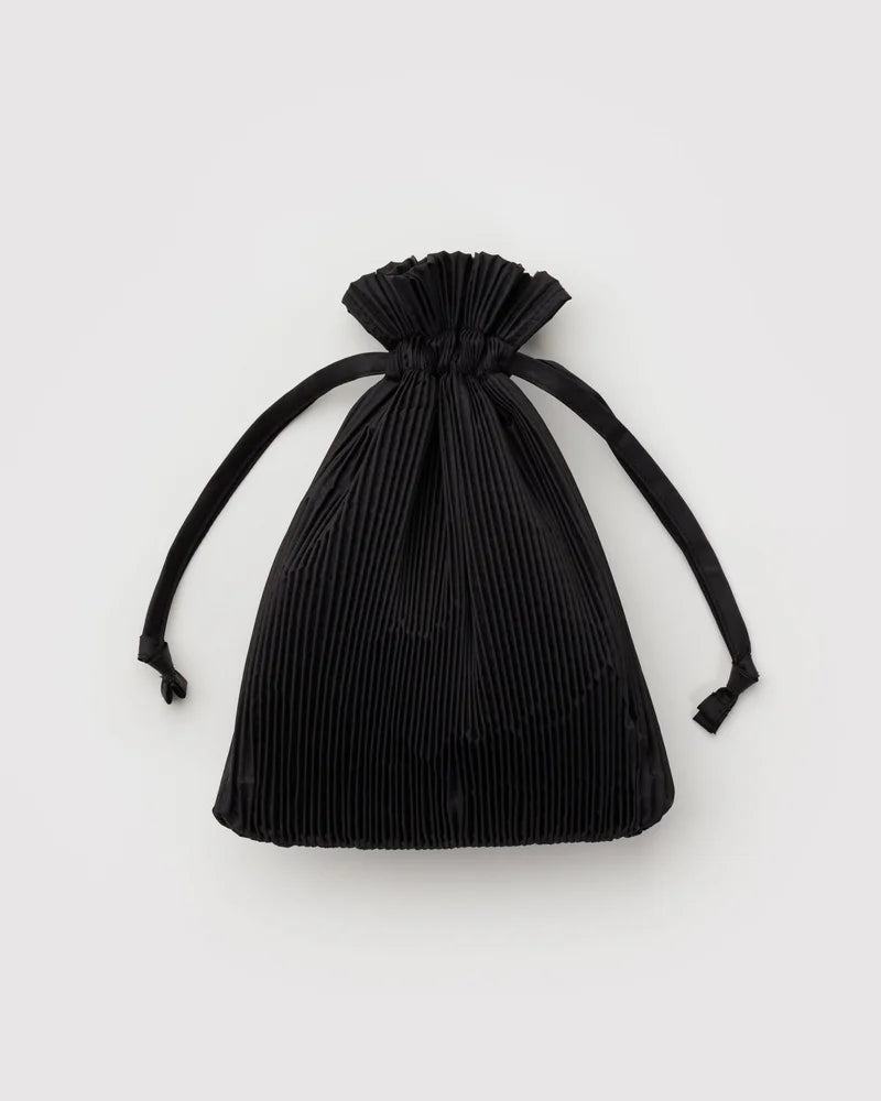 Pleated Baggu - Black