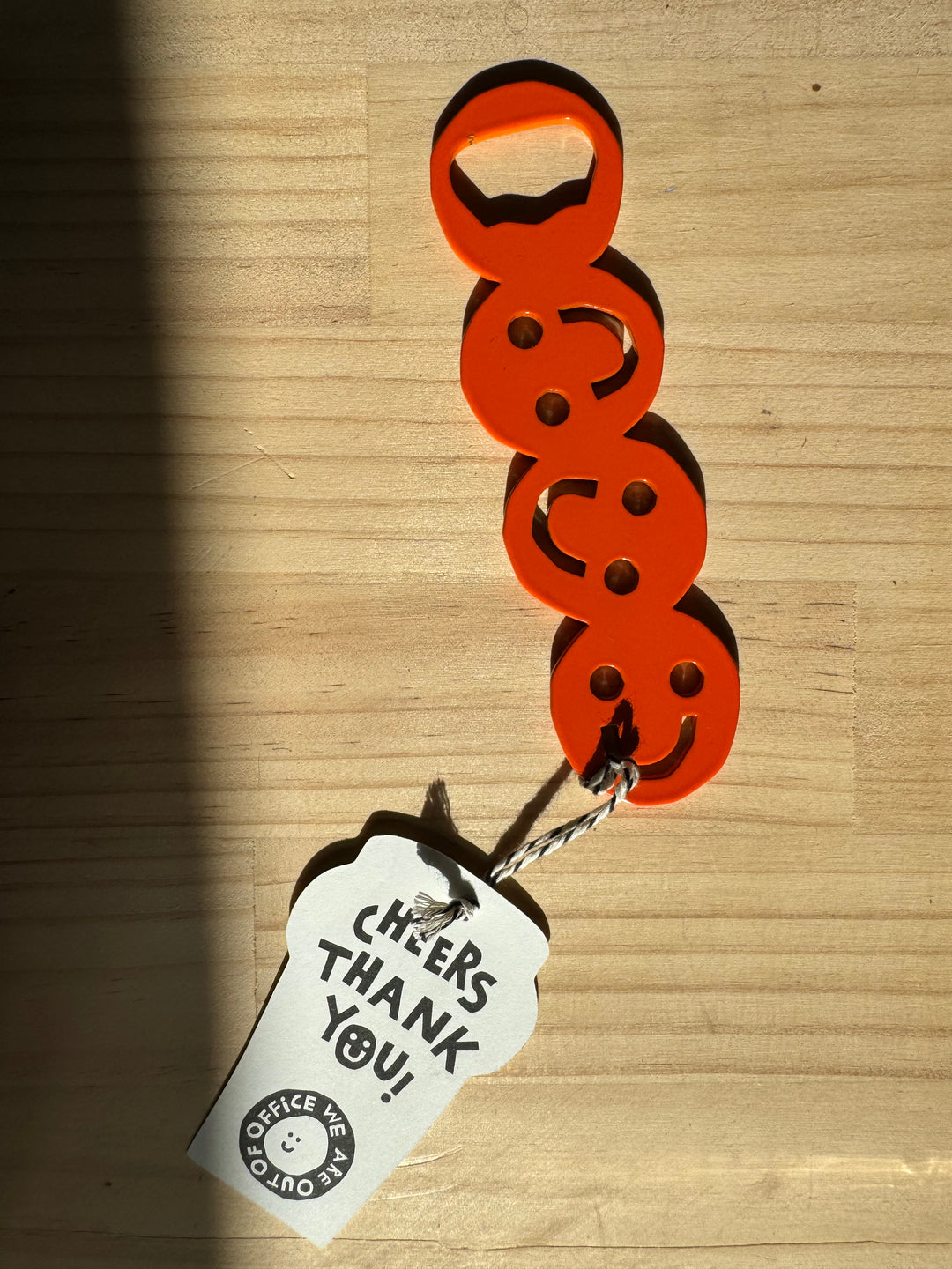 We Are Out Of Office - Bottle Opener - Orange