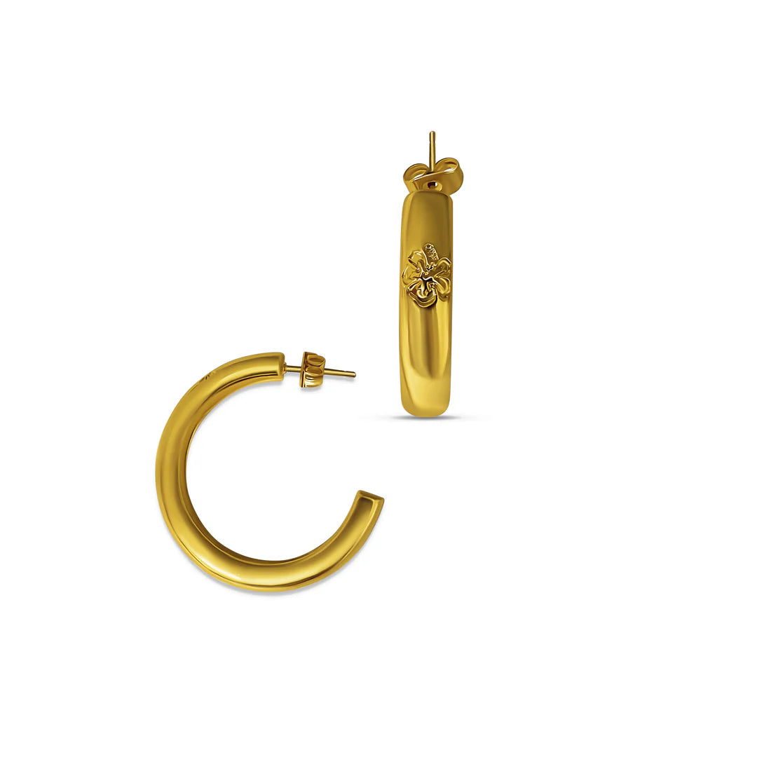 Briwok - Hibiscus Midi Earring - Gold