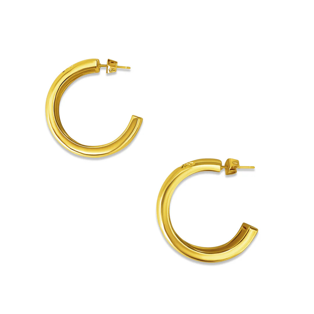 Briwok - Hibiscus Midi Earring - Gold