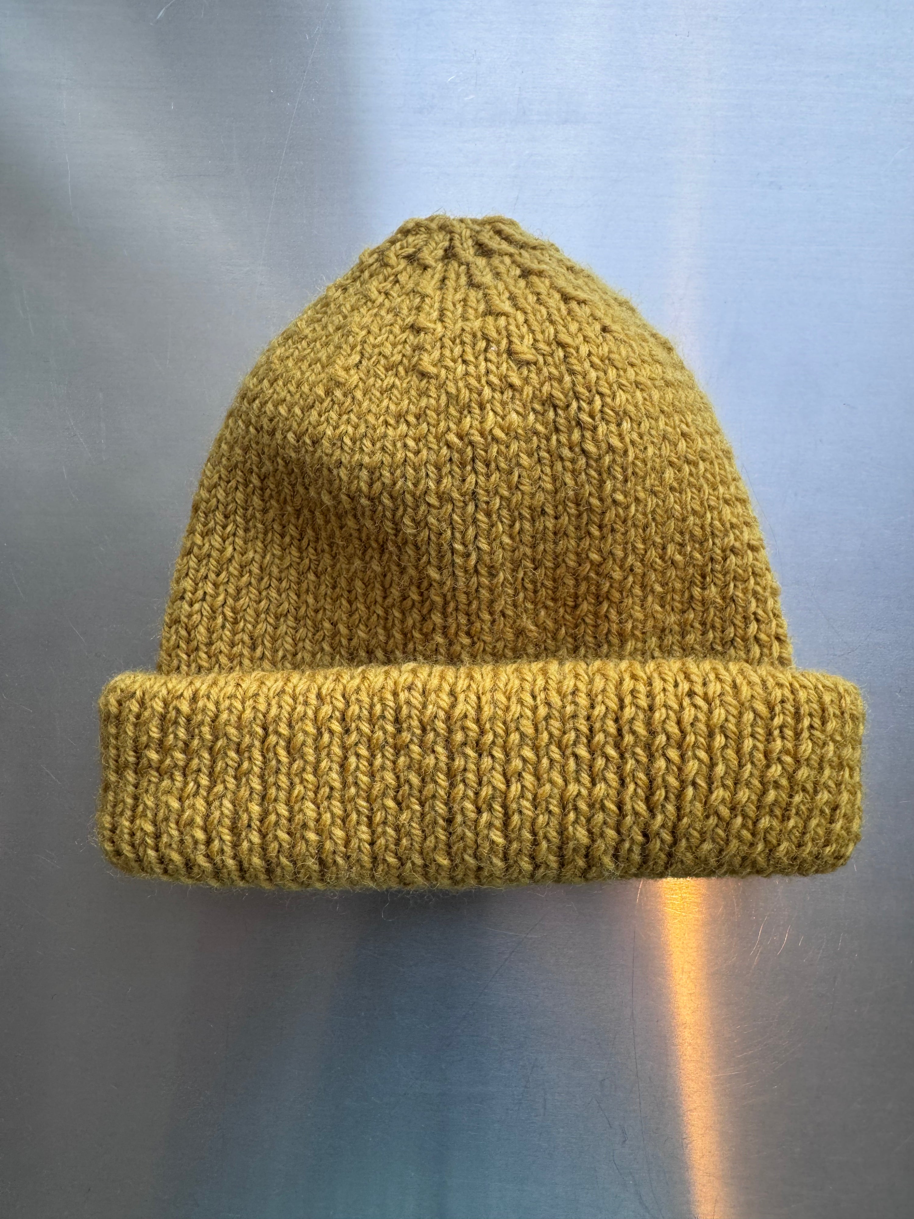 Fisherman’s Beanie ~ Mustard