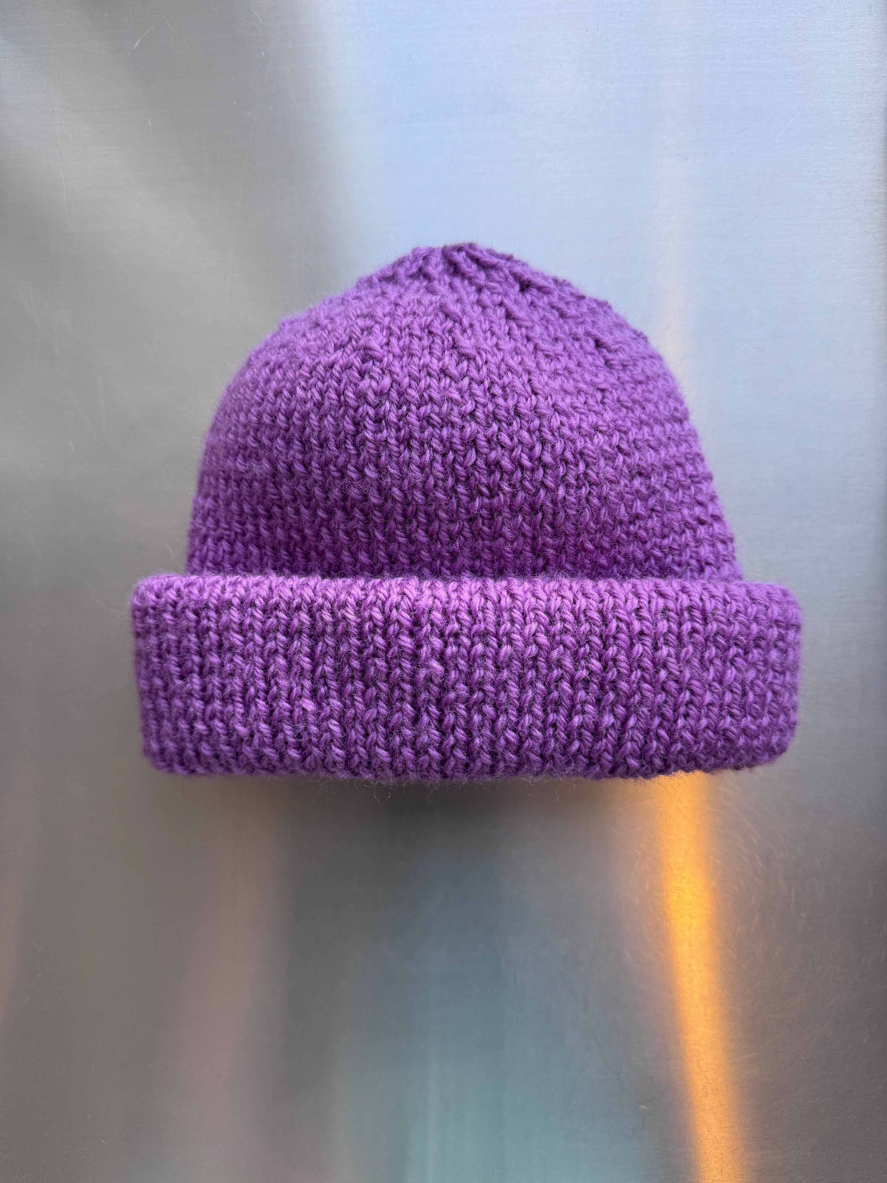 Fisherman’s Beanie ~ Grape