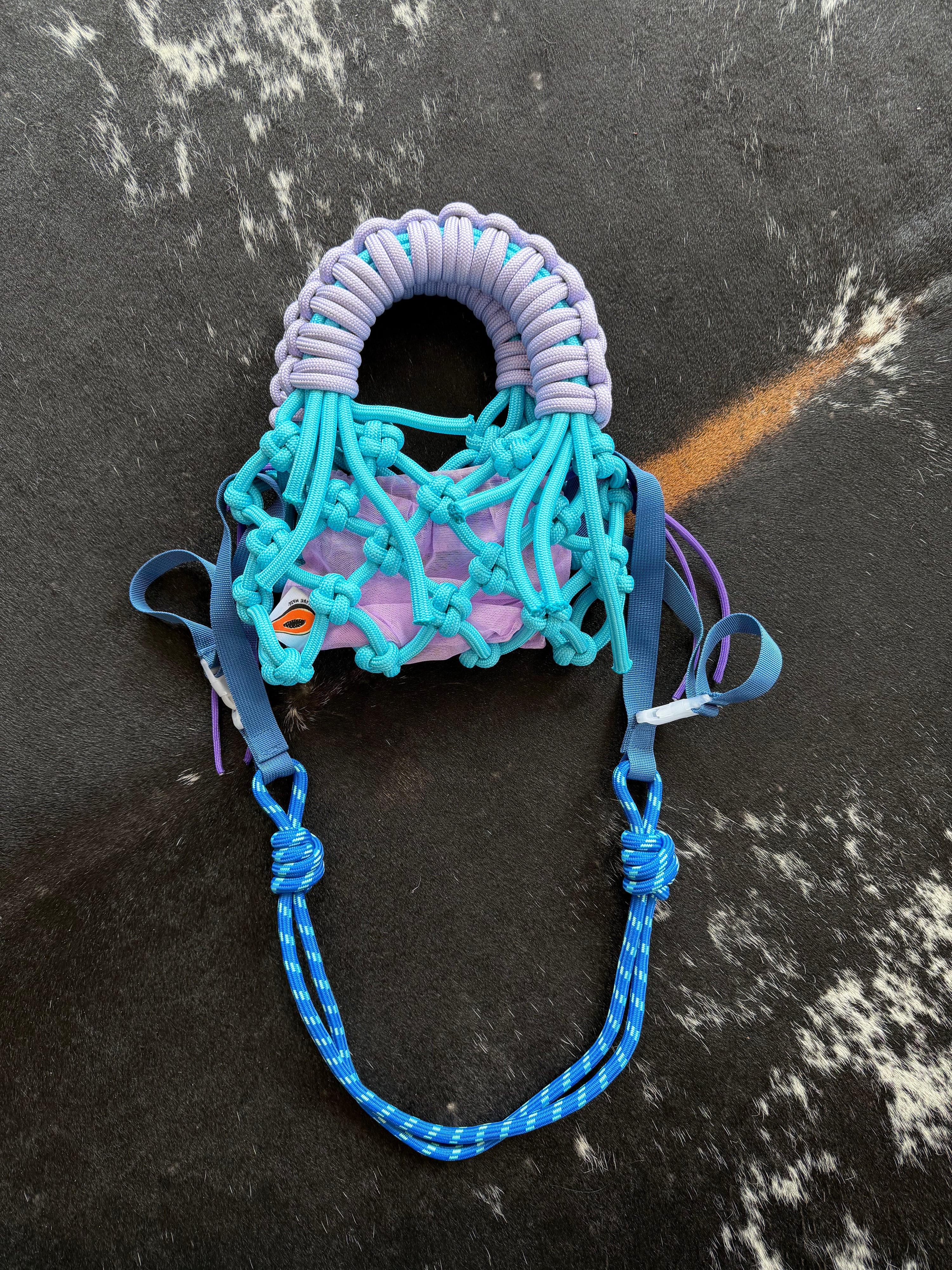 Olive Made - Mini Sunshine Bag - Lilac + Blue