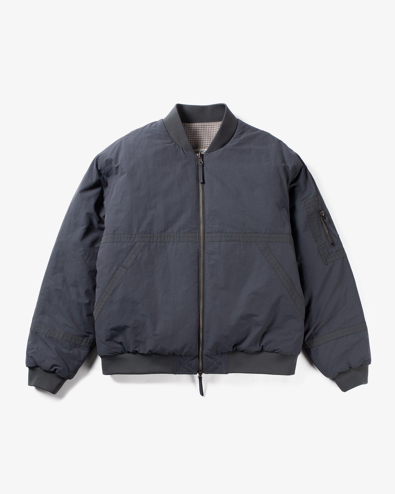 Candice - Miner Reversible Bomber - Slate