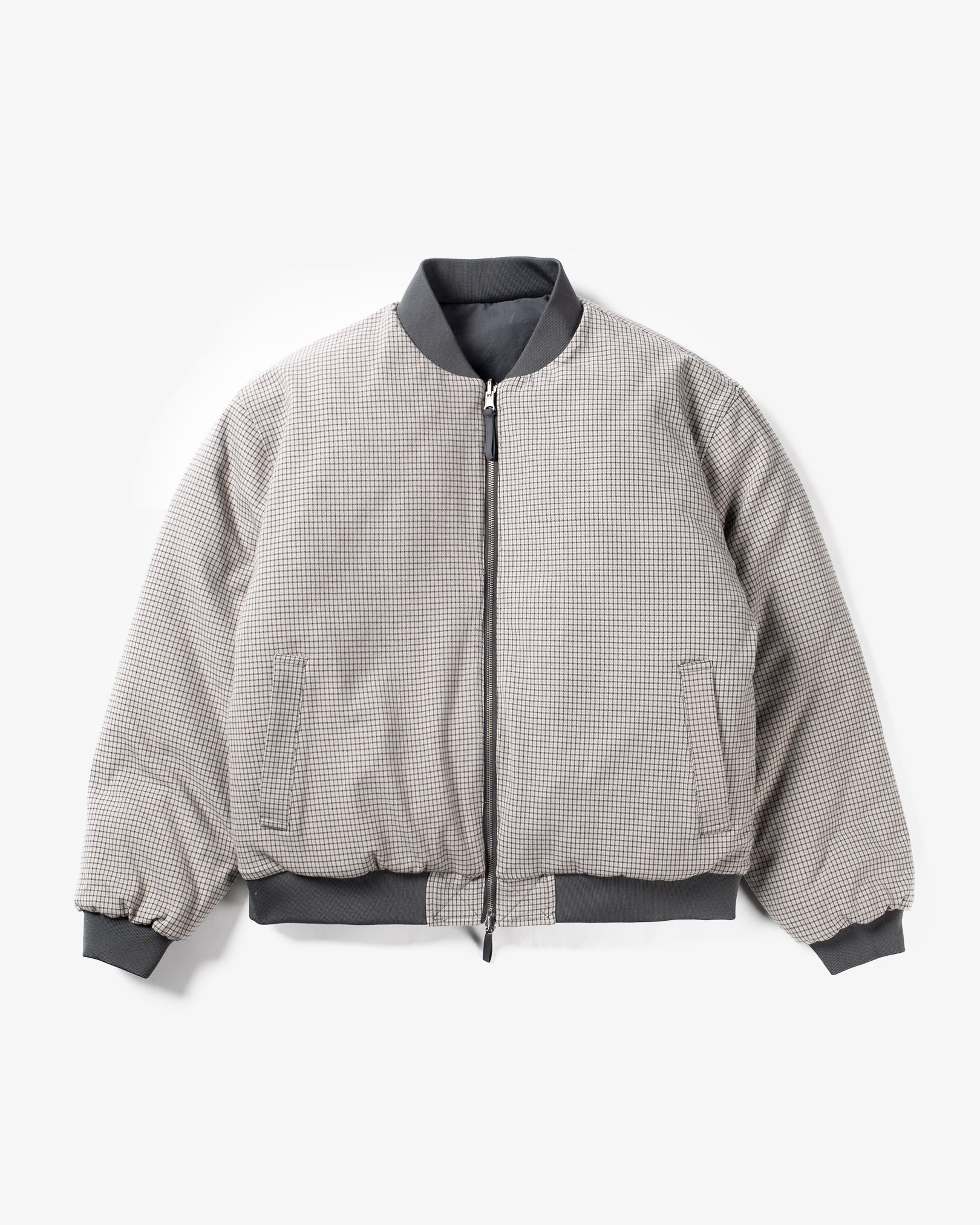 Candice - Miner Reversible Bomber - Slate