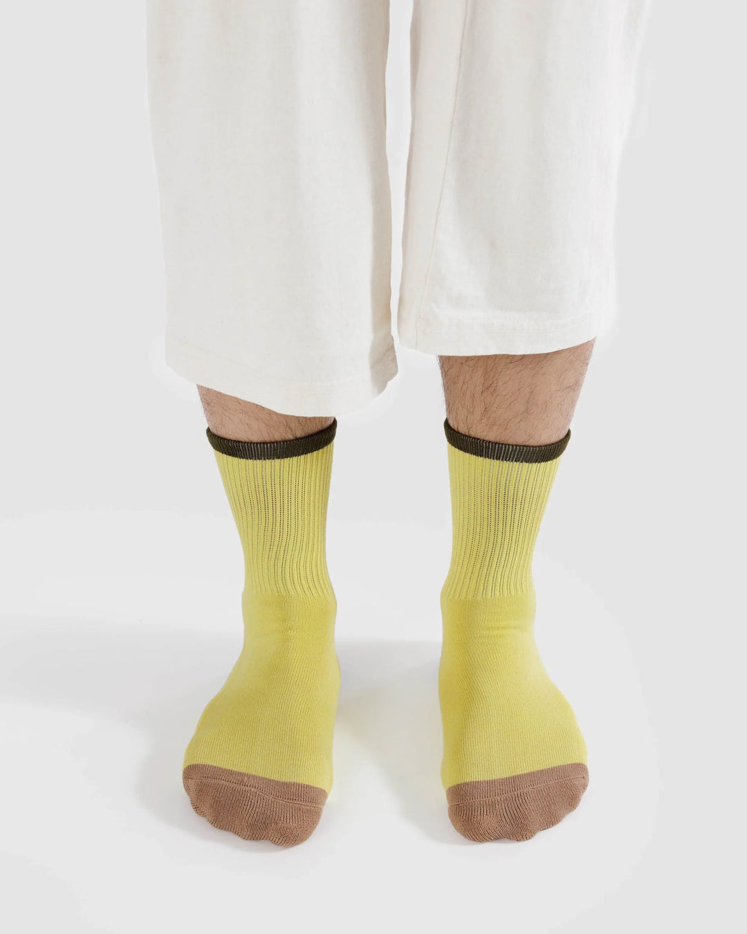Baggu - Lemon Curd Mix - Ribbed Socks